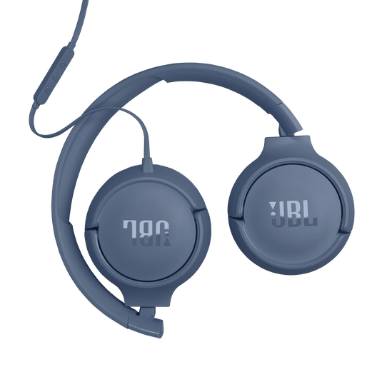 JBL Tune 520C USB-C - Blue - Hi-Res wired on-ear headphones - Bottom image number null